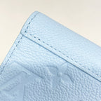 Louis Vuitton Coin Purse Monogram Empreinte Porte Monnaie Rosalie Gray Blue — view 7