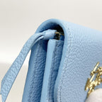 Louis Vuitton Coin Purse Monogram Empreinte Porte Monnaie Rosalie Gray Blue — view 5