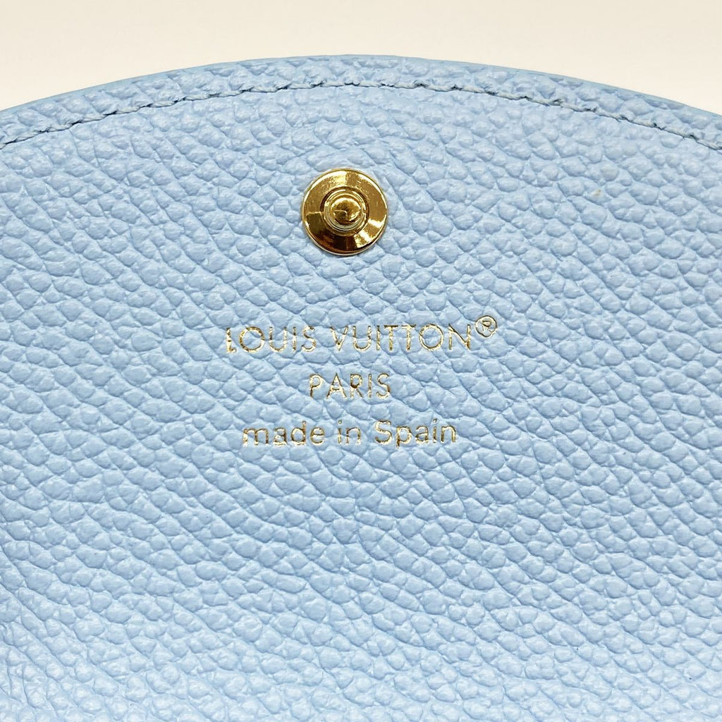 Louis Vuitton Coin Purse Monogram Empreinte Porte Monnaie Rosalie Gray Blue — view 4