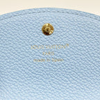 Louis Vuitton Coin Purse Monogram Empreinte Porte Monnaie Rosalie Gray Blue — view 4