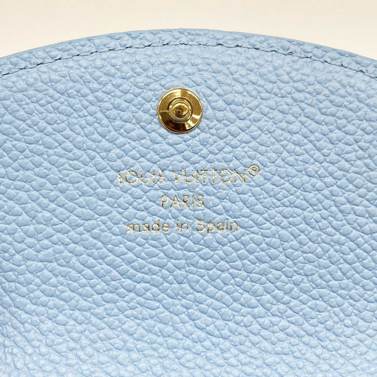 Louis Vuitton Coin Purse Monogram Empreinte Porte Monnaie Rosalie Gray Blue — view 4