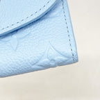 Louis Vuitton Coin Purse Monogram Empreinte Porte Monnaie Rosalie Gray Blue — view 6