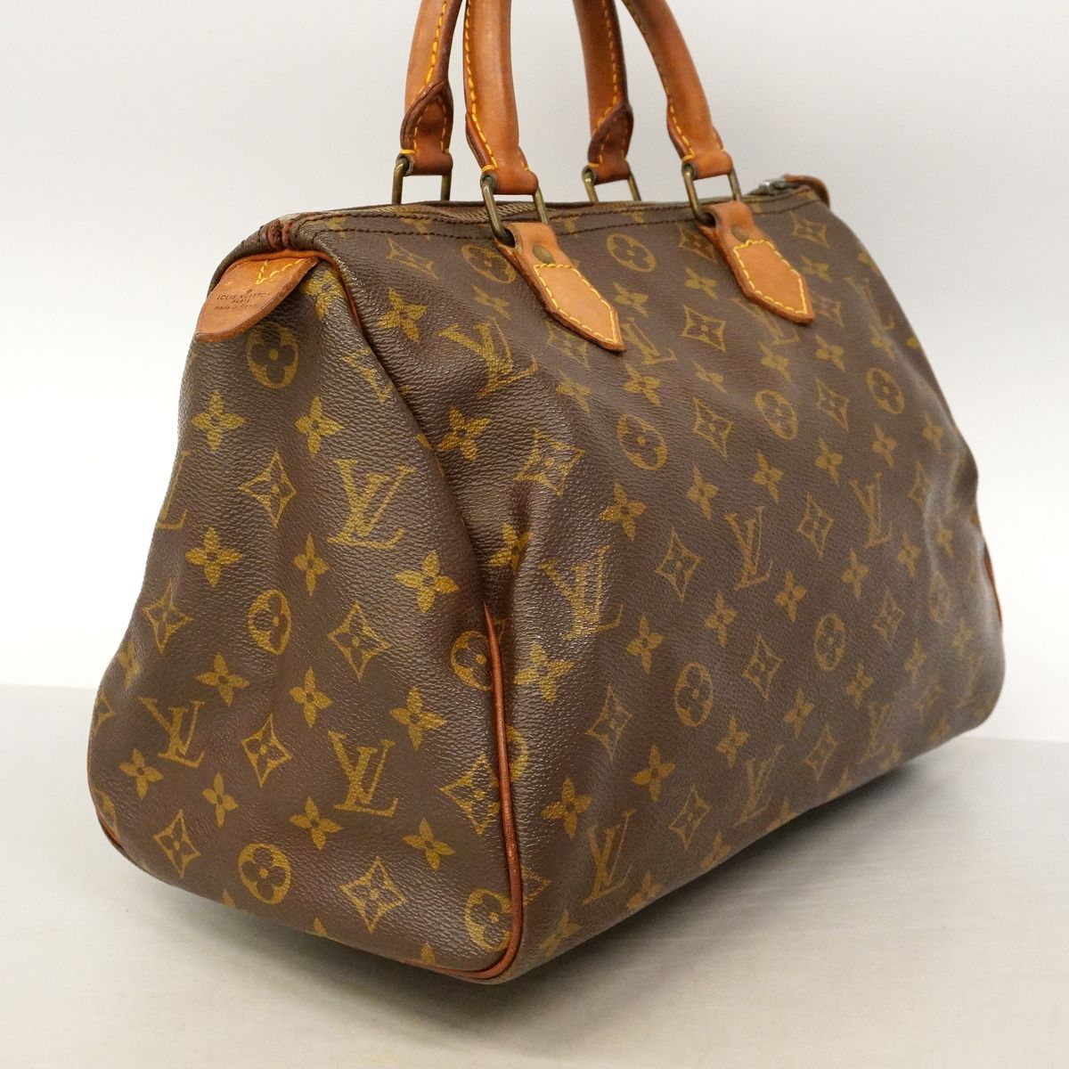 Louis Vuitton Handbag Monogram Speedy 30 Brown — view 2