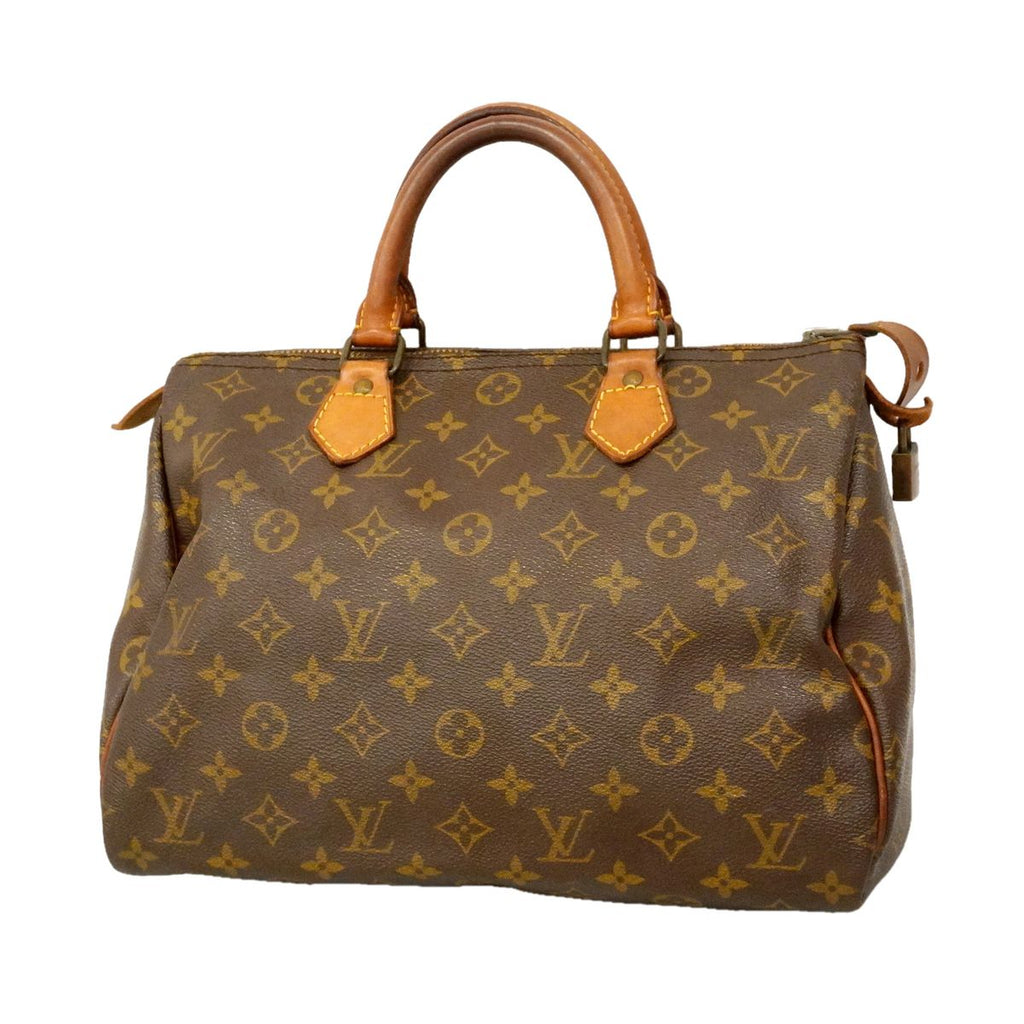 Louis Vuitton Handbag Monogram Speedy 30 Brown