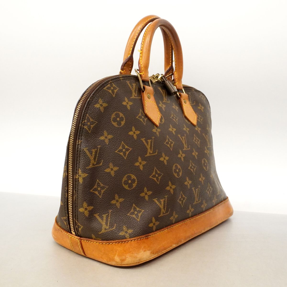 Louis Vuitton Handbag Monogram Alma Brown — view 2