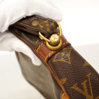 Louis Vuitton Clutch Monogram Marly Dragonne GM Brown — view 8
