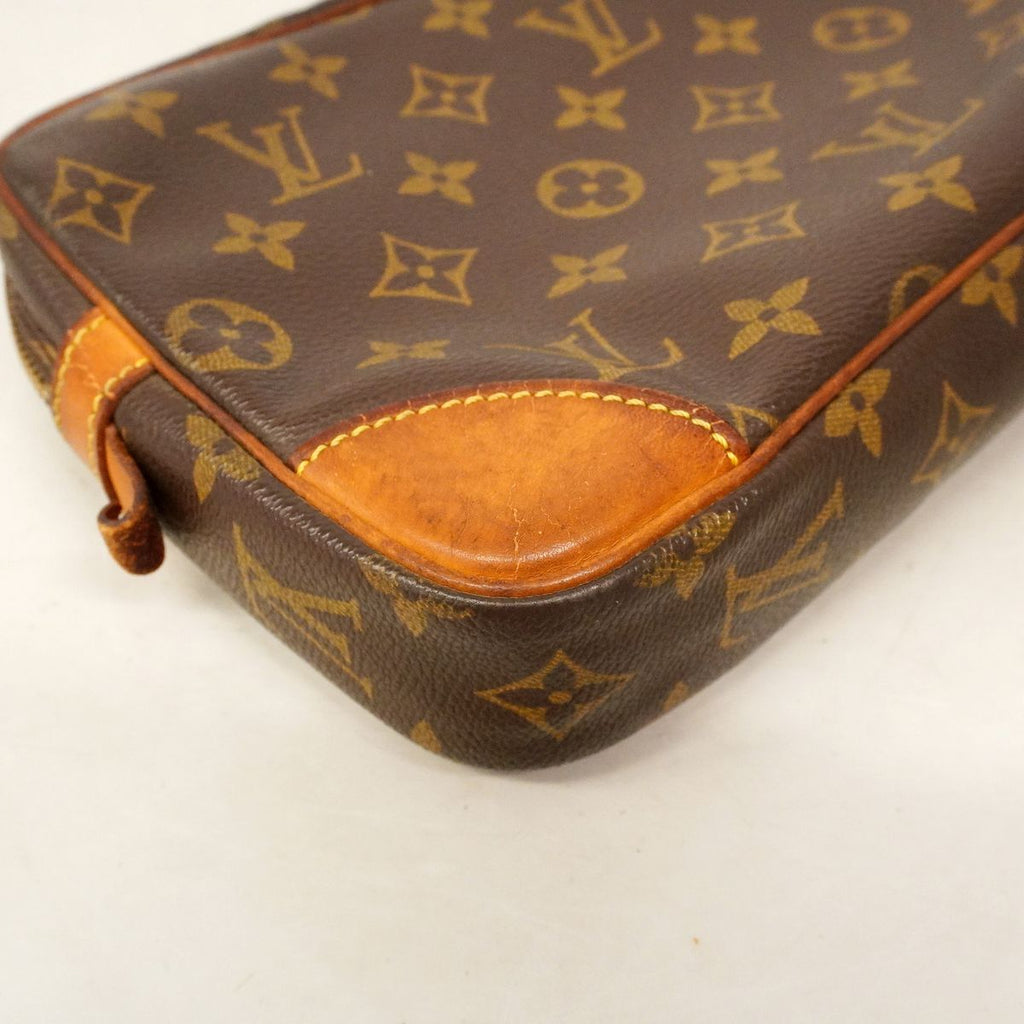 Louis Vuitton Clutch Monogram Marly Dragonne GM Brown — view 6