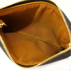 Celine Coin Purse Triomphe Brown Gold — view 3