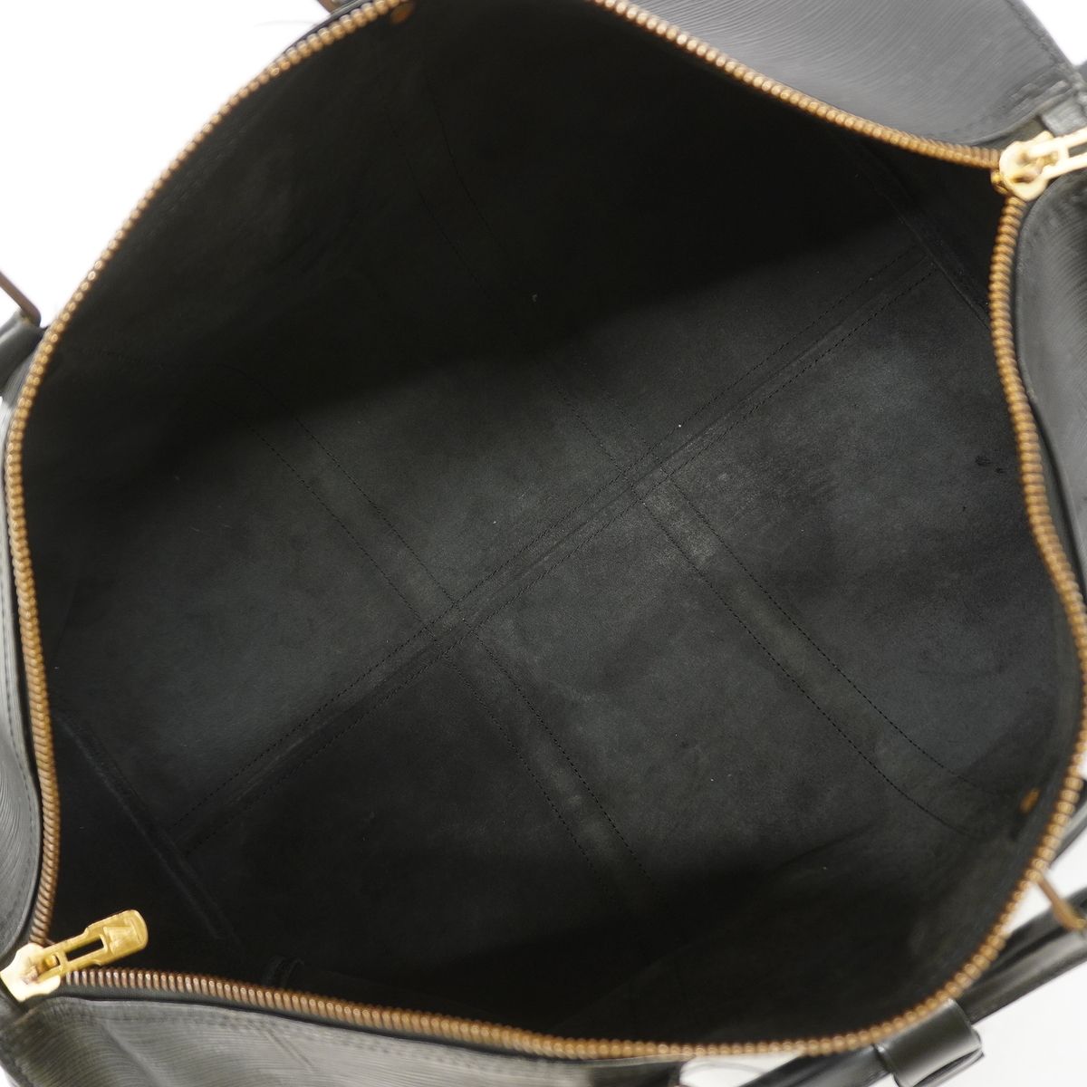 Louis Vuitton Boston Bag Epi Keepall 50 Noir — view 4