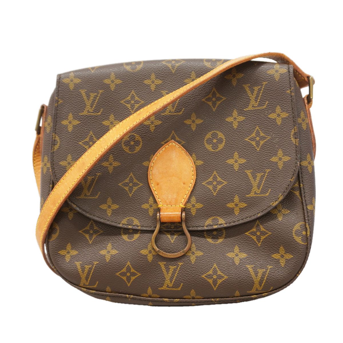 Louis Vuitton Shoulder Bag Monogram Saint-cloud GM Brown