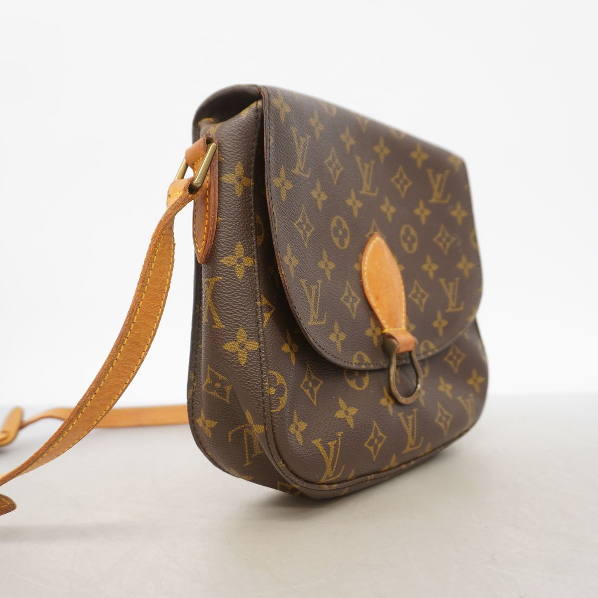 Louis Vuitton Shoulder Bag Monogram Saint-cloud GM Brown — view 2
