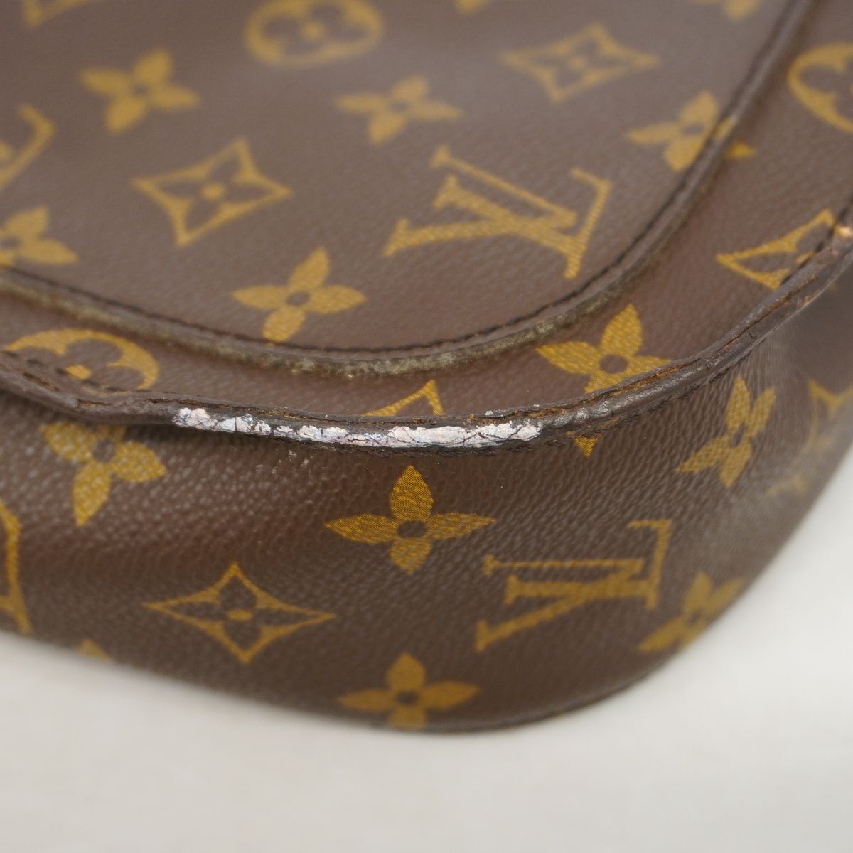 Louis Vuitton Shoulder Bag Monogram Saint-cloud GM Brown — view 6