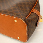 Celine Handbag Macadam Brown Gold — view 6