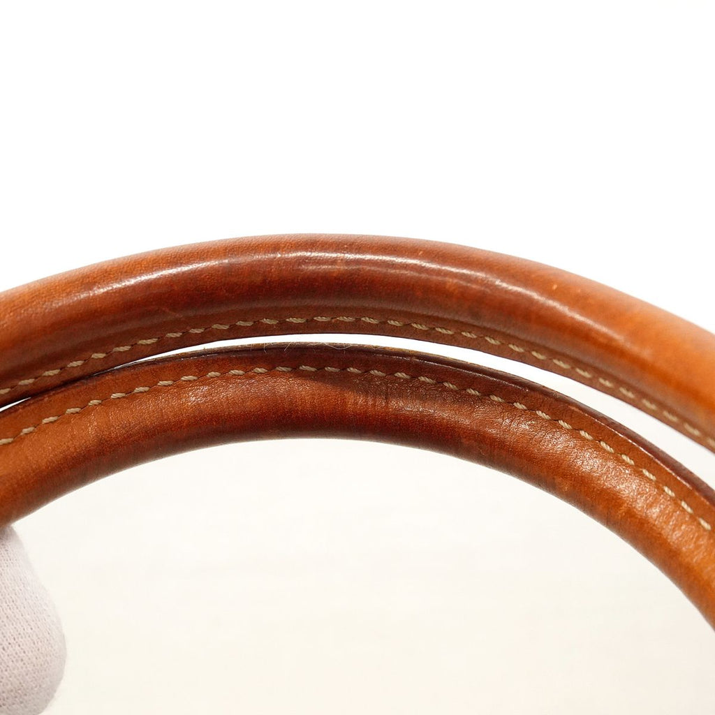 Celine Handbag Macadam Brown Gold — view 7