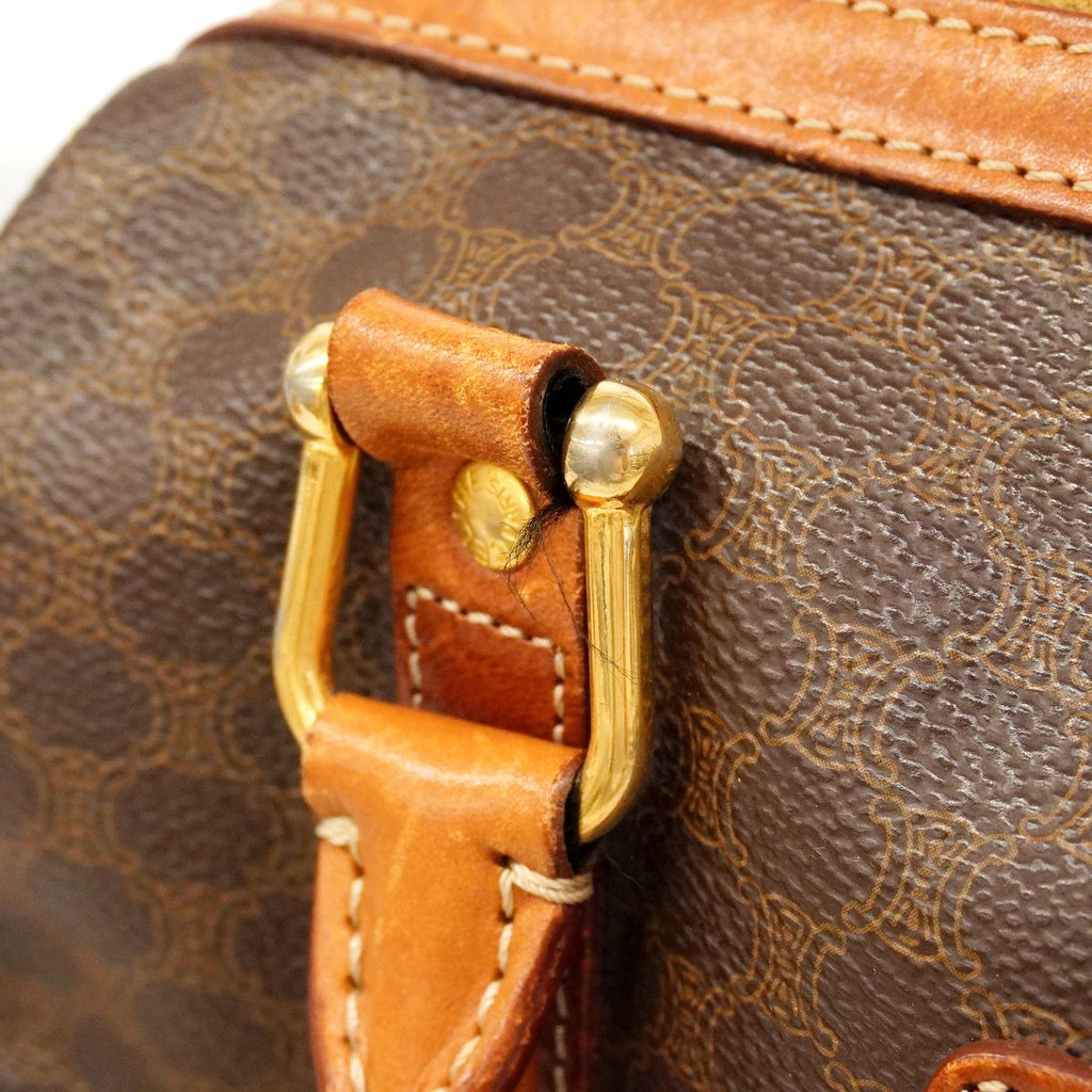 Celine Handbag Macadam Brown Gold — view 8