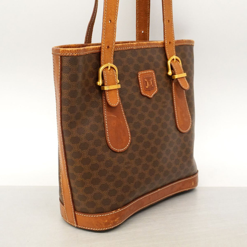 Celine Tote Bag Macadam Brown Gold — view 2