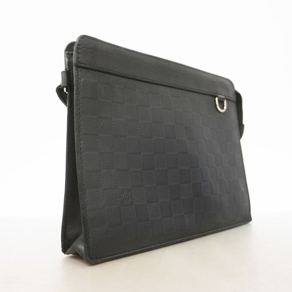 Louis Vuitton Clutch Damier Infini Stand Pouch Onyx — view 2