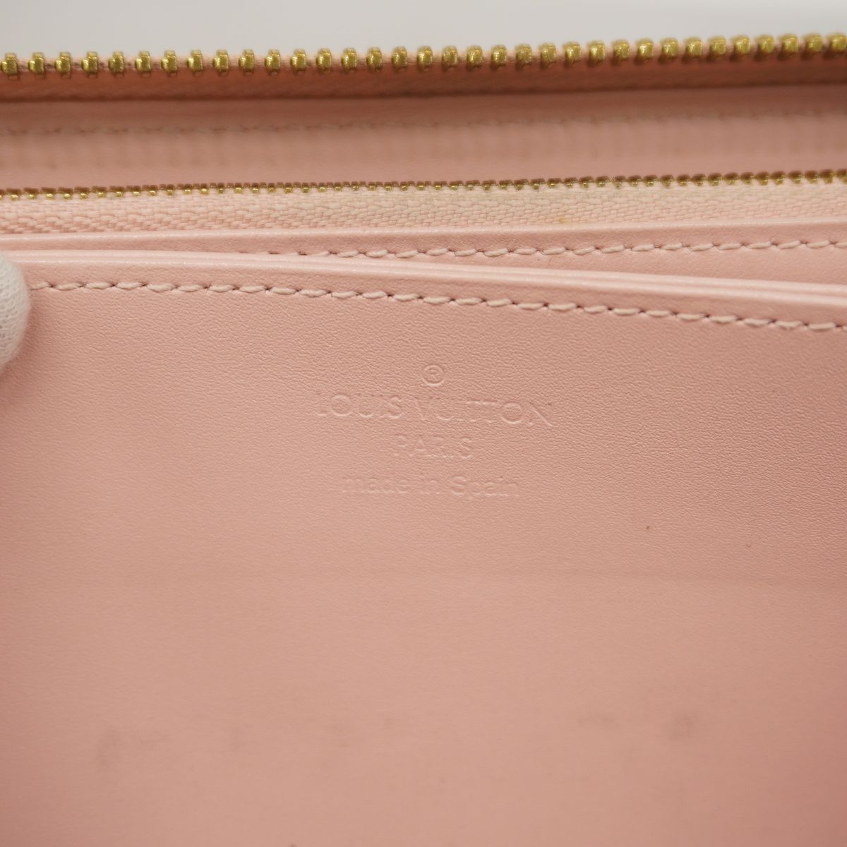 Louis Vuitton Wallet Vernis Zippy Rose Ballerine — view 4