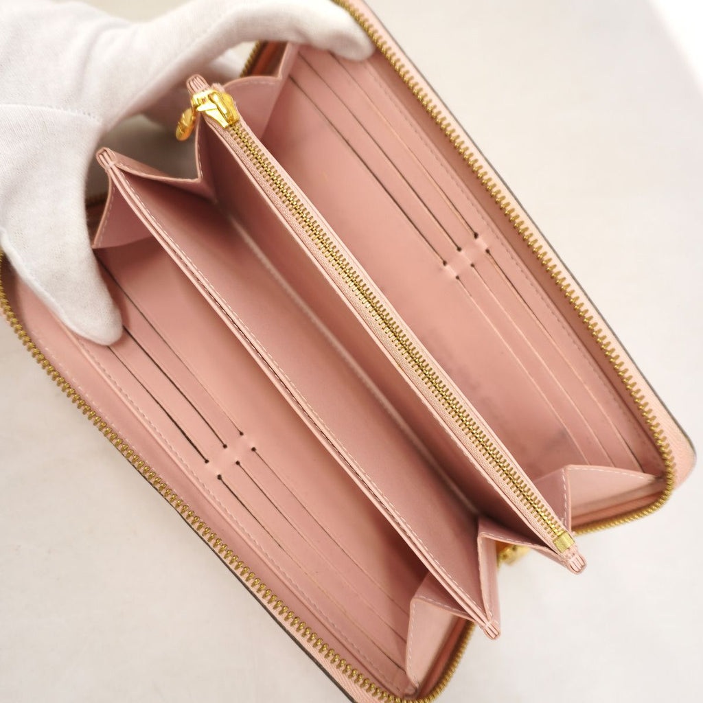 Louis Vuitton Wallet Vernis Zippy Rose Ballerine — view 3