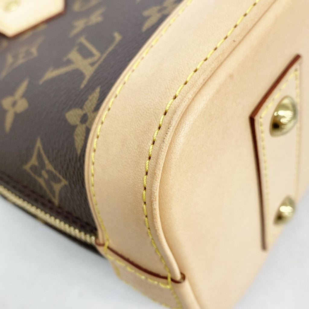 Louis Vuitton Handbag Monogram Alma BB Brown 2-Way Bag — view 7