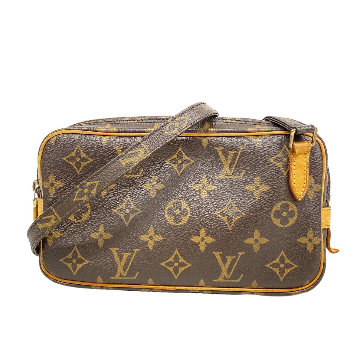 Louis Vuitton Shoulder Bag Monogram Pochette Marly Bandouliere Brown