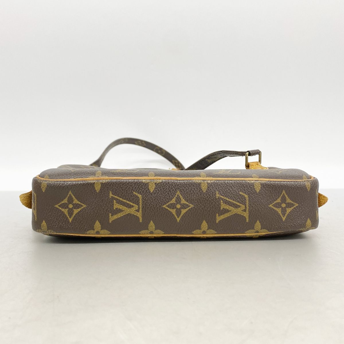 Louis Vuitton Shoulder Bag Monogram Pochette Marly Bandouliere Brown — view 3