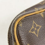 Louis Vuitton Shoulder Bag Monogram Pochette Marly Bandouliere Brown — view 6