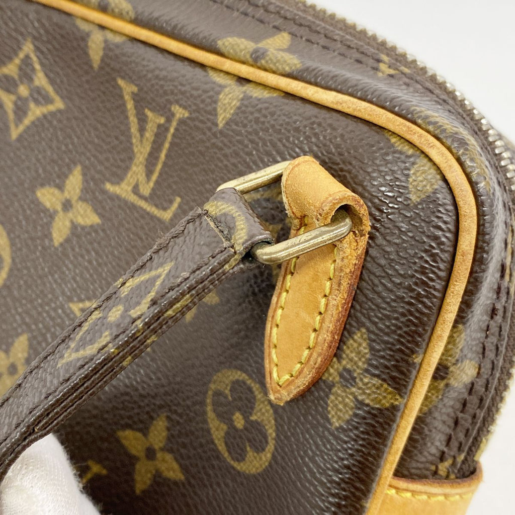 Louis Vuitton Shoulder Bag Monogram Pochette Marly Bandouliere Brown — view 8