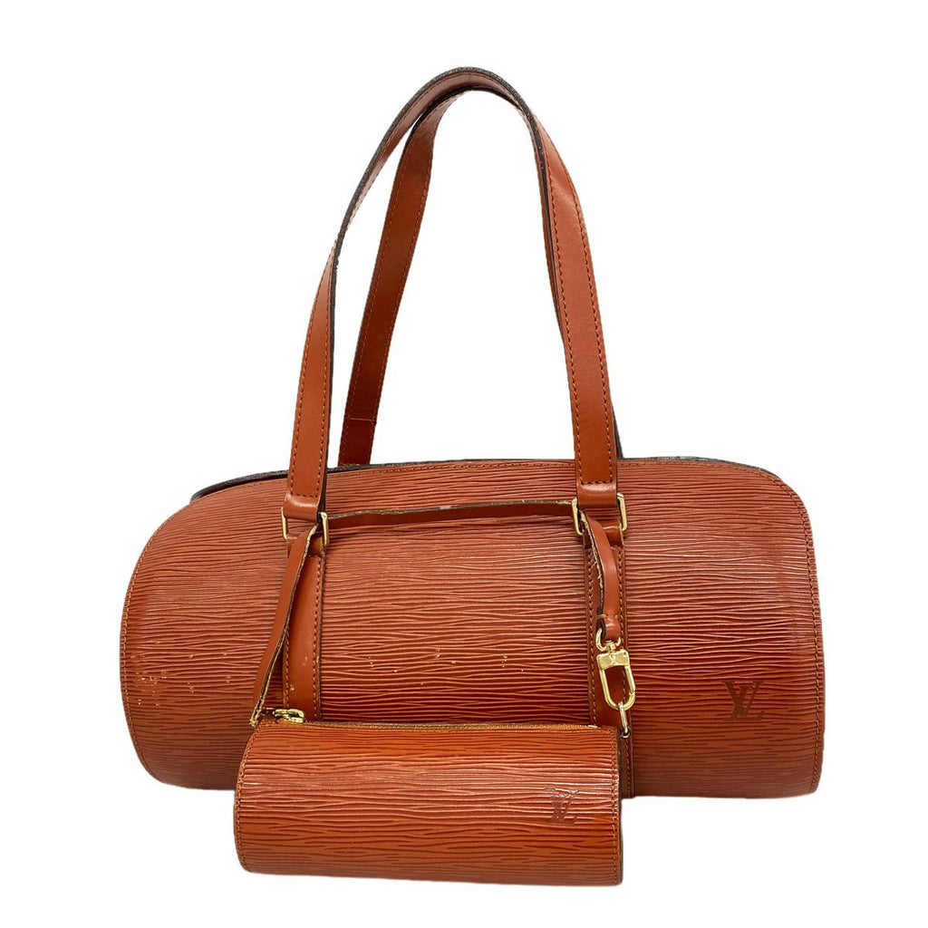 Louis Vuitton Handbag Epi Soufflot Kenya Brown