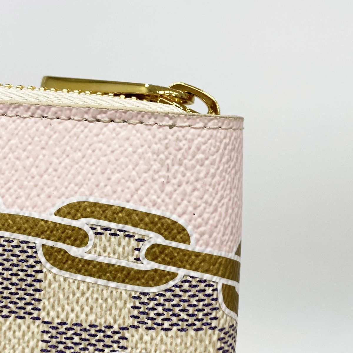 Louis Vuitton Wallet Damier Azur Nautical Zippy White — view 7