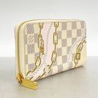 Louis Vuitton Wallet Damier Azur Nautical Zippy White — view 2