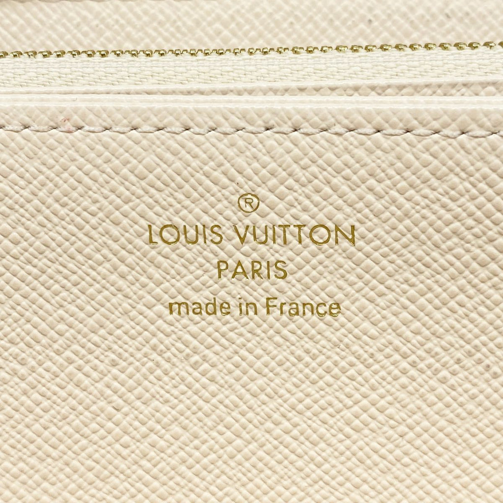 Louis Vuitton Wallet Damier Azur Nautical Zippy White — view 4