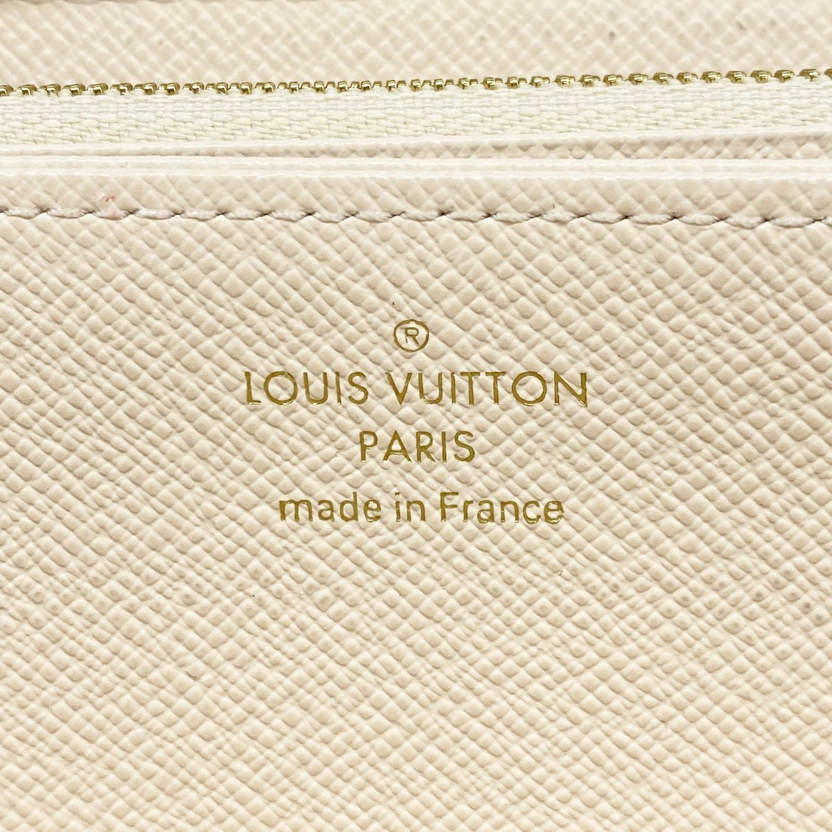 Louis Vuitton Wallet Damier Azur Nautical Zippy White — view 4