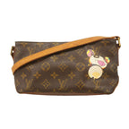 Louis Vuitton Shoulder Bag Monogram Panda Trotteur Brown