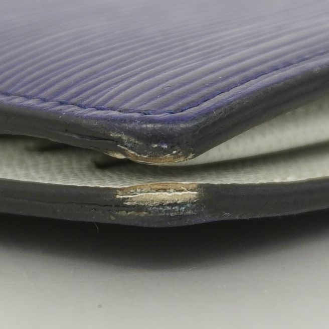 Louis Vuitton Wallet Epi Monogram Eclipse Portefeuille Brazza Navy — view 5