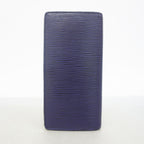 Louis Vuitton Wallet Epi Monogram Eclipse Portefeuille Brazza Navy — view 7