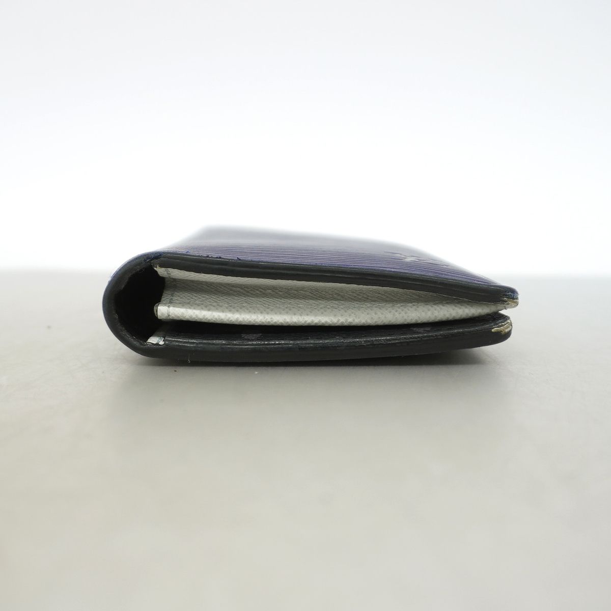 Louis Vuitton Wallet Epi Monogram Eclipse Portefeuille Brazza Navy — view 2