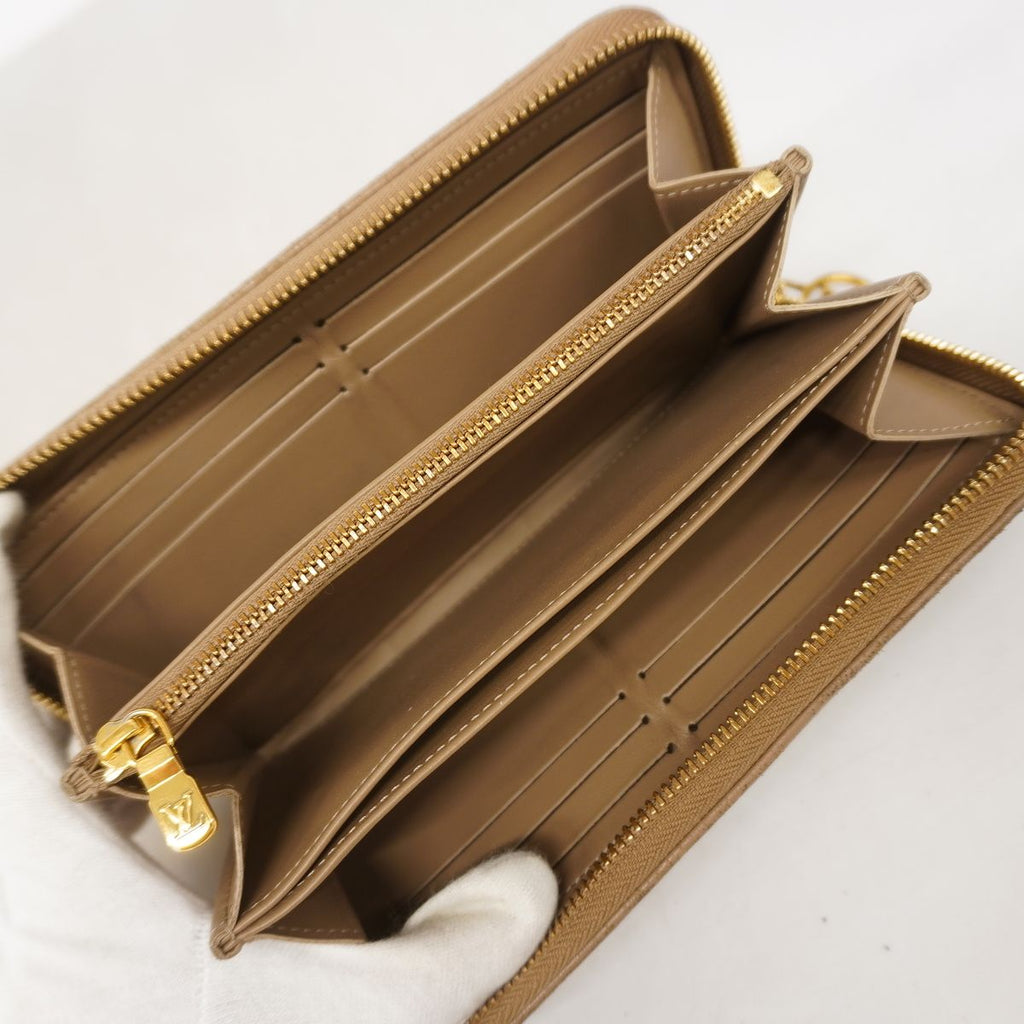 Louis Vuitton Wallet Monogram Cousin Zippy Taupe — view 3