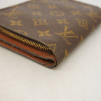 Louis Vuitton Wallet Monogram Porte Papier Zip Brown — view 7