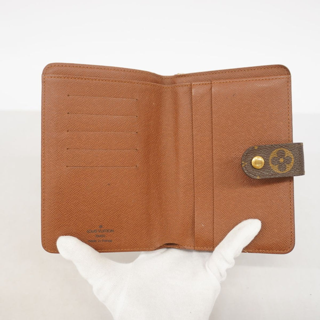Louis Vuitton Wallet Monogram Porte Papier Zip Brown — view 3