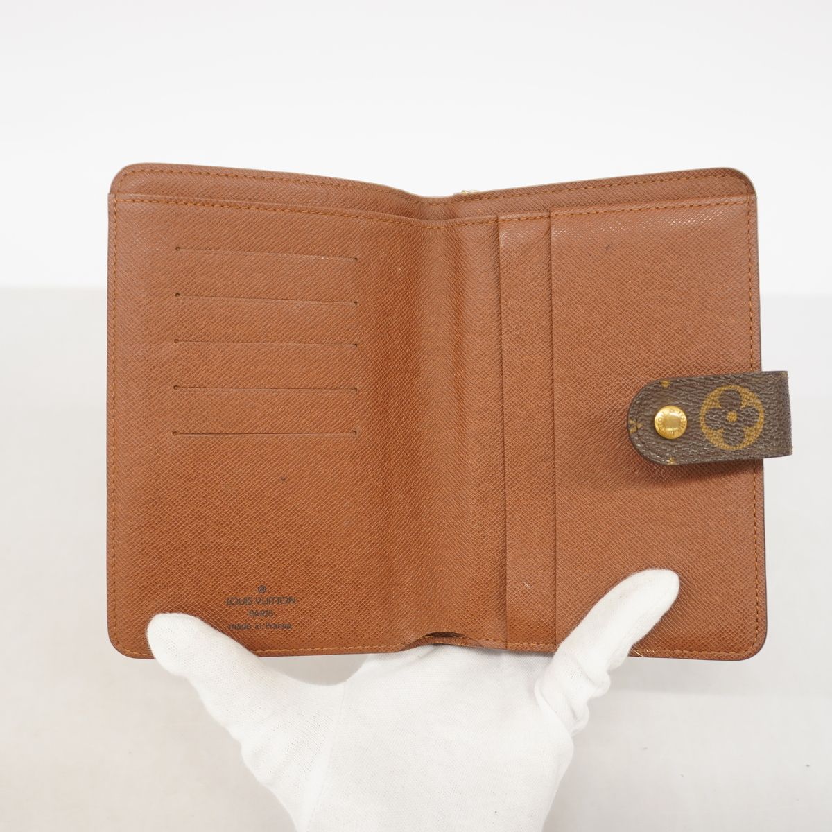 Louis Vuitton Wallet Monogram Porte Papier Zip Brown — view 3