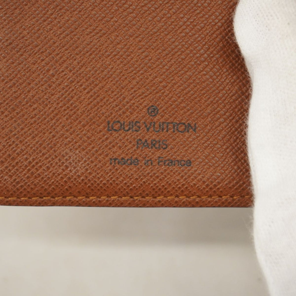 Louis Vuitton Wallet Monogram Porte Papier Zip Brown — view 4