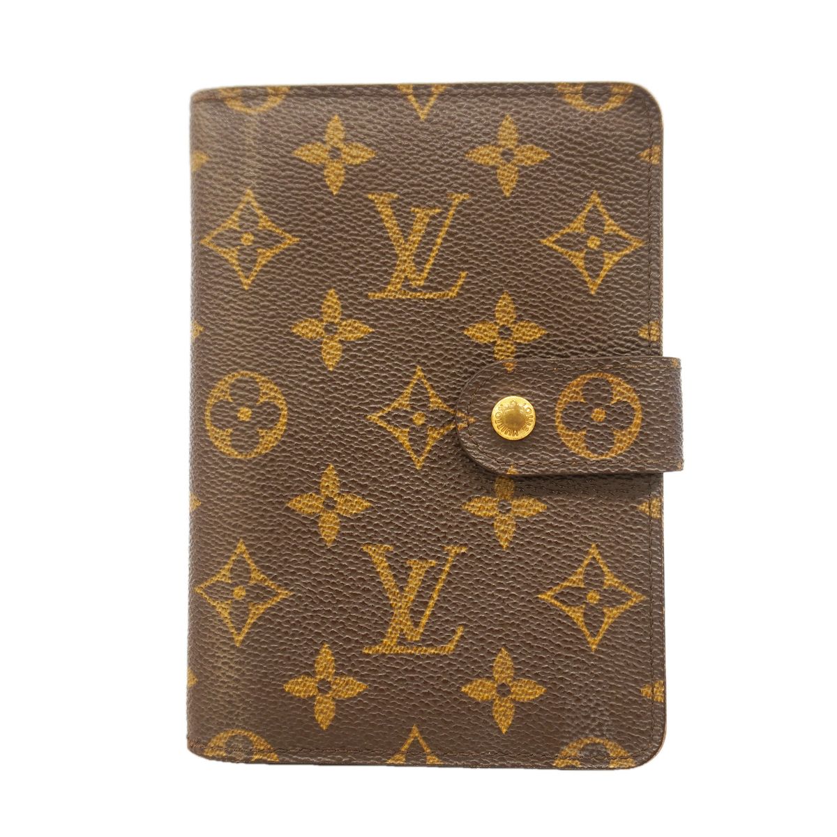 Louis Vuitton Wallet Monogram Porte Papier Zip Brown