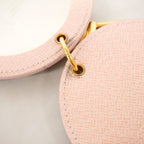 Louis Vuitton Key Holder Charm Monogram LV Mirror Compact Brown Pink — view 6