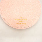 Louis Vuitton Key Holder Charm Monogram LV Mirror Compact Brown Pink — view 3