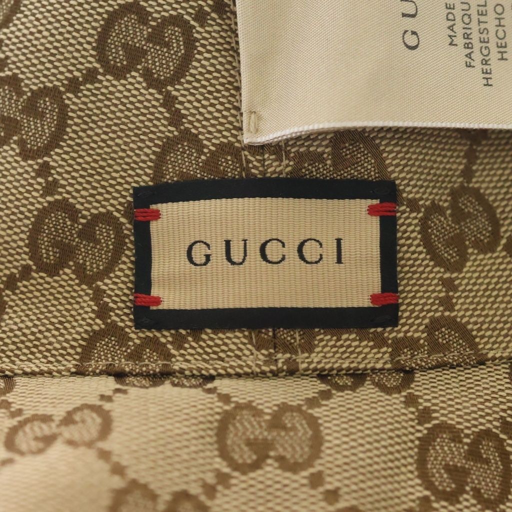 Gucci GG Supreme Plaid Reversible Bucket Hat — view 7