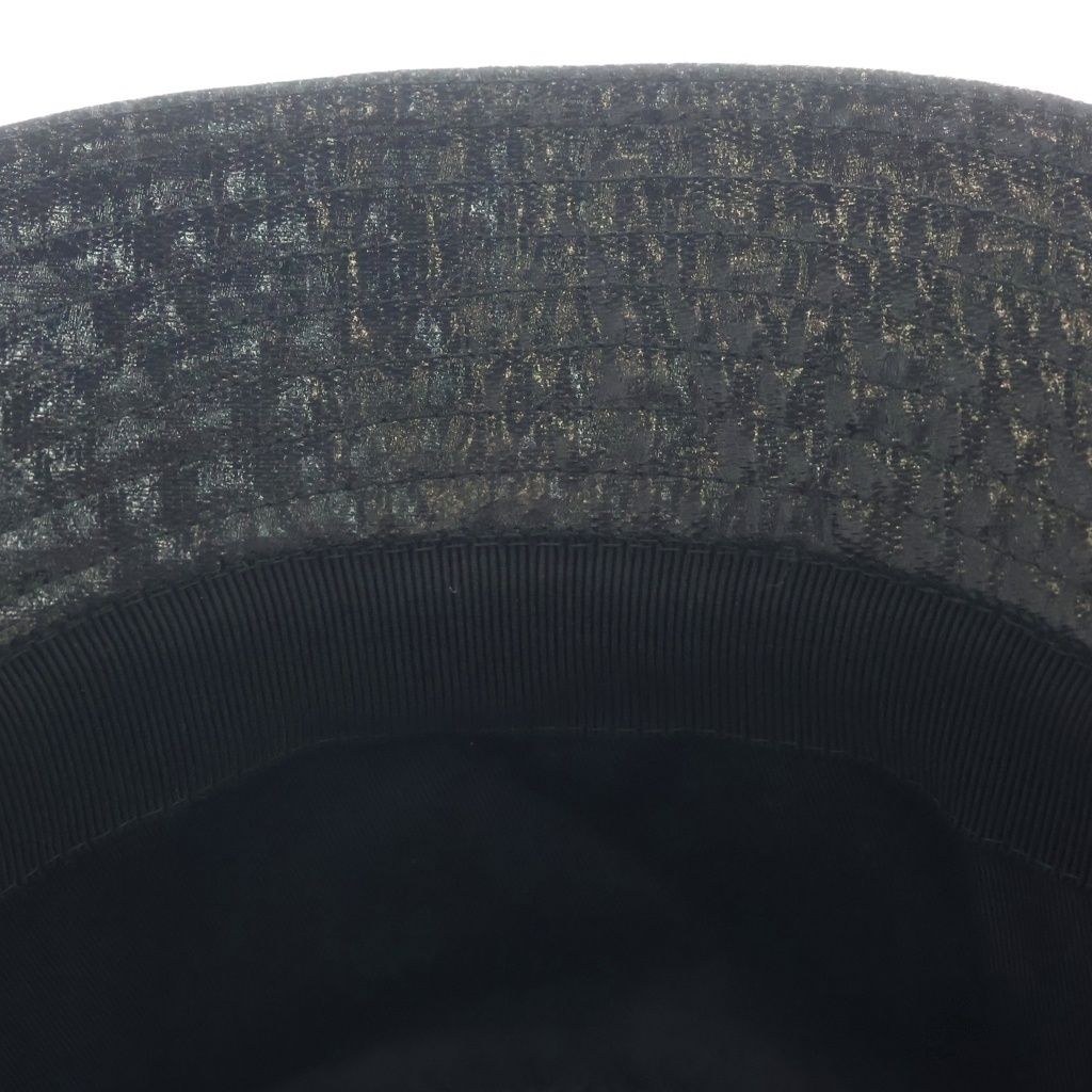 Gucci GG Crystal Bucket Hat Black — view 6