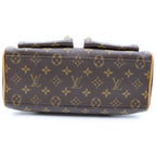 Louis Vuitton Monogram Manhattan PM Brown Leather — view 4
