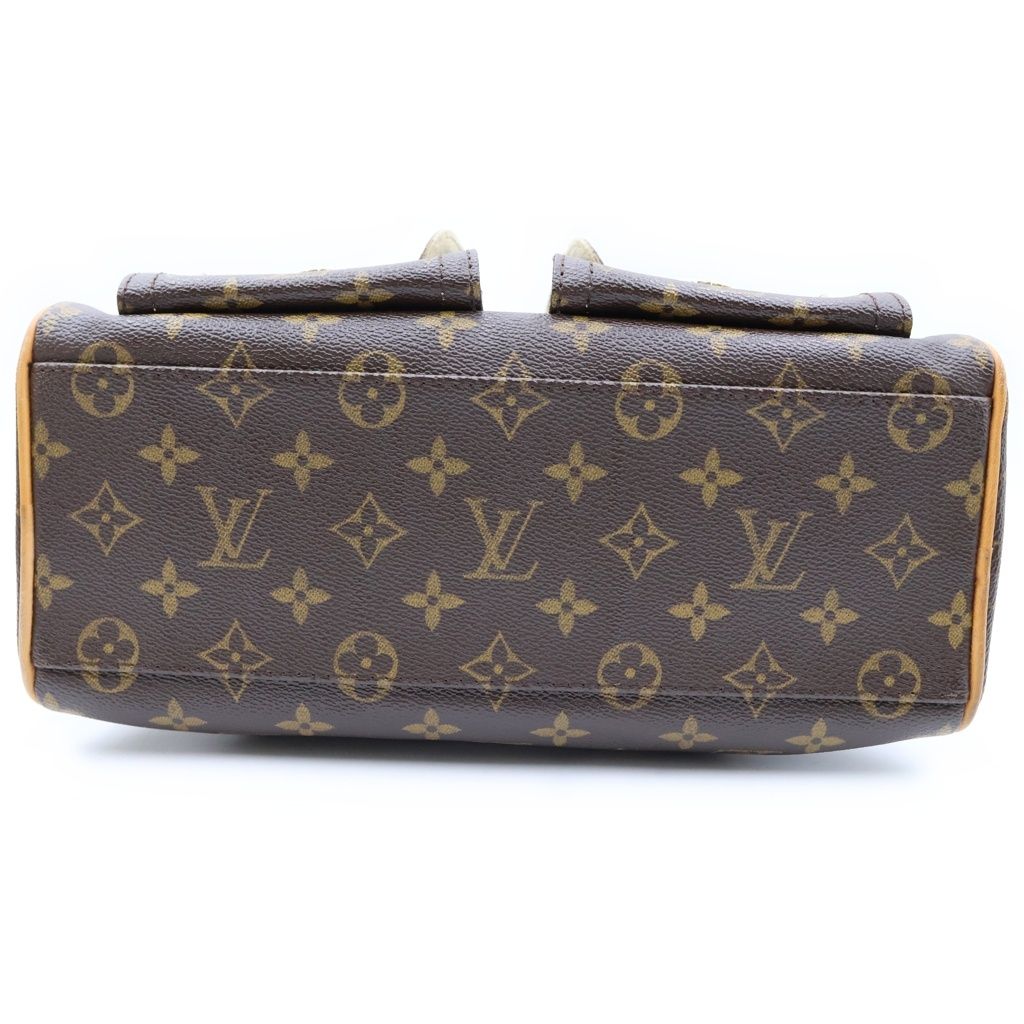 Louis Vuitton Monogram Manhattan PM Brown Leather — view 4