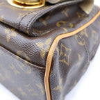 Louis Vuitton Monogram Manhattan PM Brown Leather — view 5